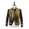 Korean Style Trendy Sequin Tassel Jacket for Male Singers, DJs, and Hosts - Grand Performance Nightclub Outfit