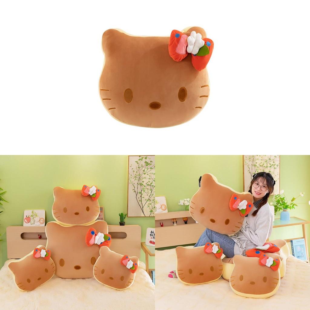 Cartoon Plush Toast Cat Pillow Suitable For Comfortable Cuddling