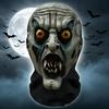1Pcs Halloween Skull Mesh Printed Head Cover, Sun-Protective And Breathable Face Mask With Visibility, Festival Party Head Cover