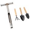 Soil Sample Probe Stainless Steel T Handle Soil Test Kits with 4 Reusable Sample Bags 3 Garden
