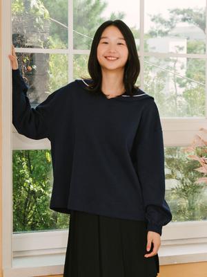 VINCENT NAVY Starlight Sailor Pullover_Navy