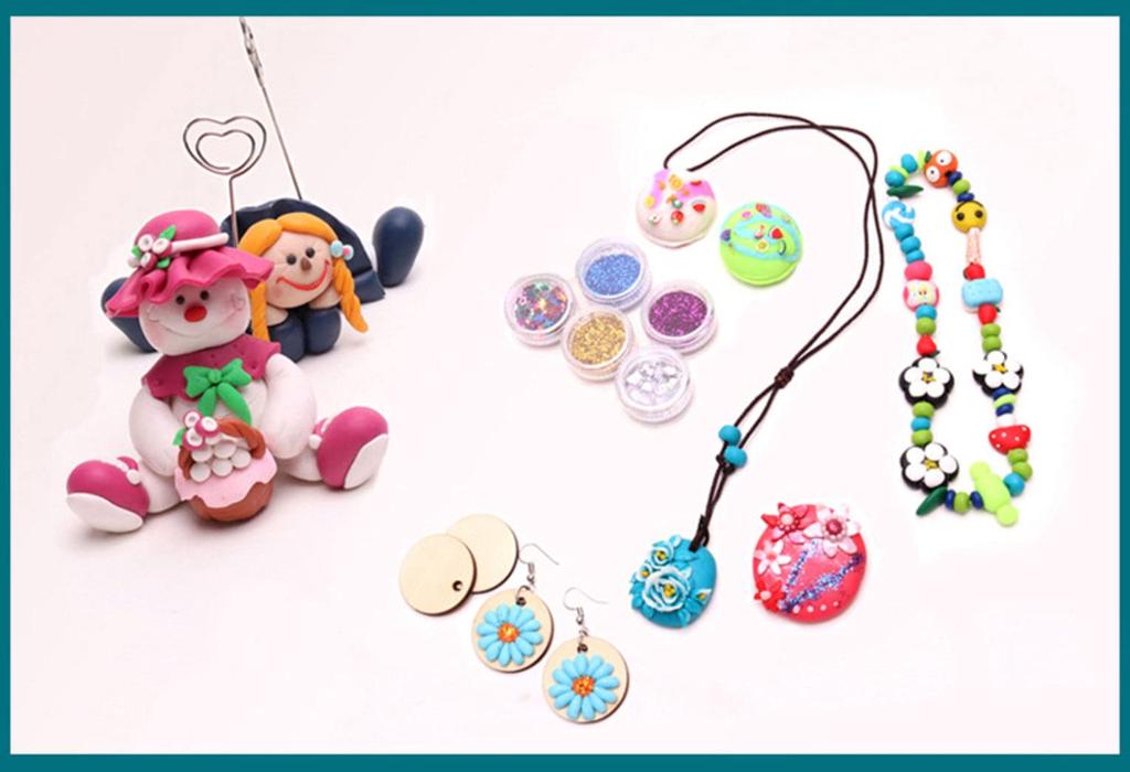 Argilă colorată coaptă la cuptor, Argilă ceramică, Argilă polimerică, Confecționare accesorii DIY (Doar 24 de Culori)