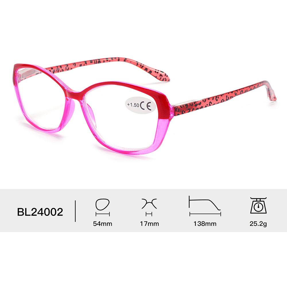

KLASSNU Anti-blue Light Reading Glasses For Women Men Cat Eye Transparent Lens Eyewear Computer Presbyopia Myopia Eyeglasses 1.0 +100 красный