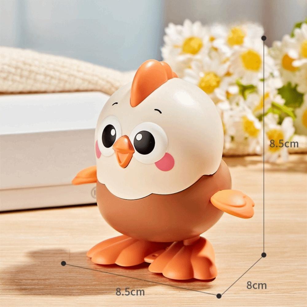

Funny Chick Coil Toy Walkable Small Animal That Can Move Children s Gift коричневый