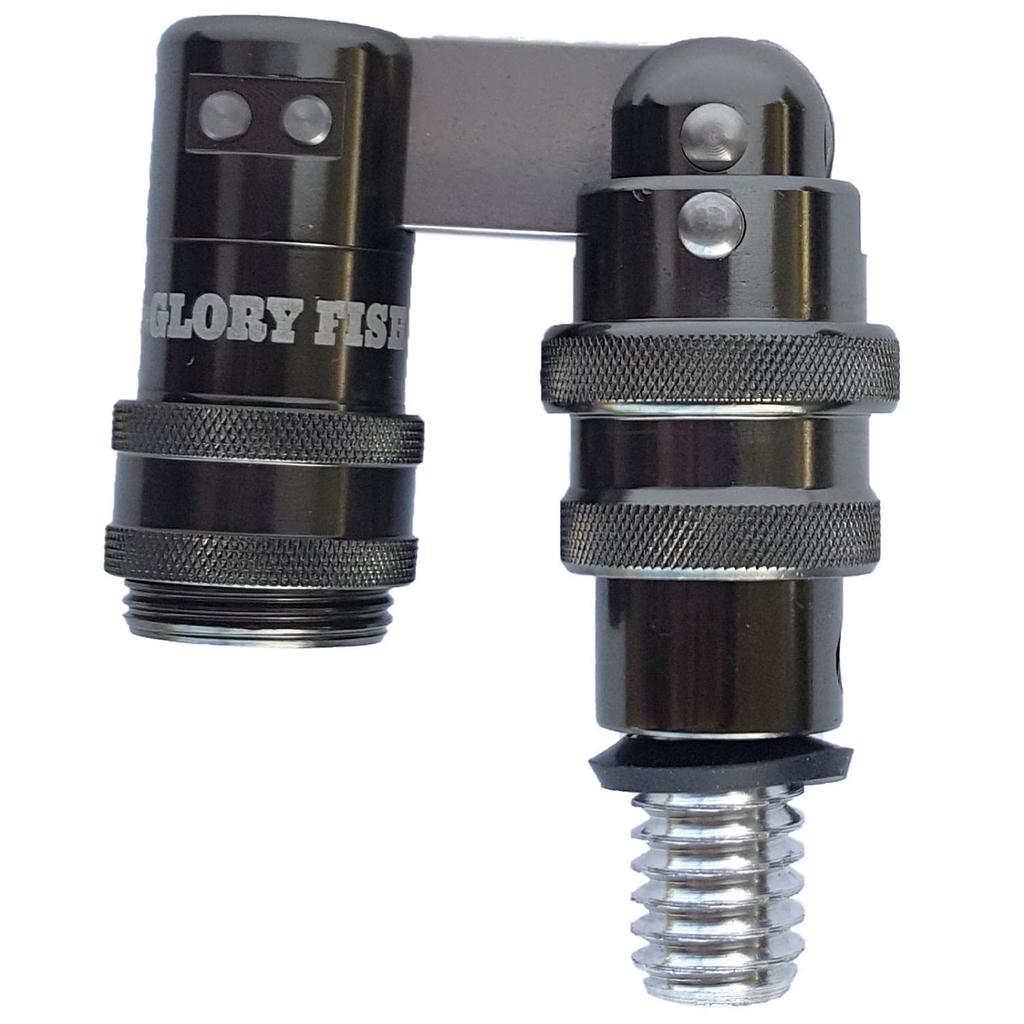 Glory Fish Landing Net Joint Parts Joint Arm 2 Gunmetal JO-001
