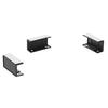 Under Desk Laptop Rack Bracket  Increase Friction Easy To Install Bracket  for Laptops Modems Keyboards