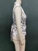 Women's Summer Plaid Sleeveless Tie-Up Lapel Cardigan