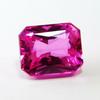 10.75 Ct Emerald Cut Natural Precious Pink Tourmaline Loose Gemstone CERTIFIED