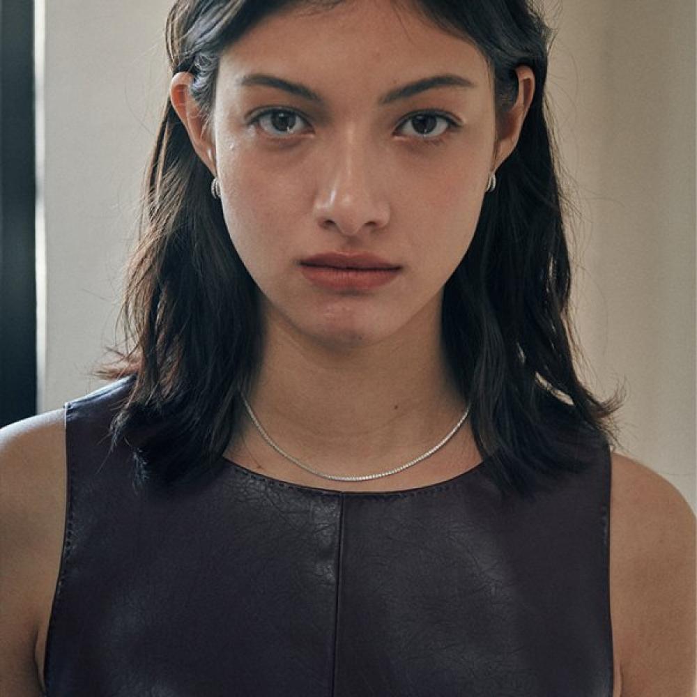 Verte 925 Silver Dew Necklace  Silver    un.Silver.197