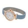 Fieldwork Women's Watch Analog Metal Band Bellows Belt Bellows Stainless Steel 5ATM Life Waterproof Watch WP Nadi Blue MKJ3015-3