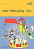 The Maths Problem Solving, Year 1 Book