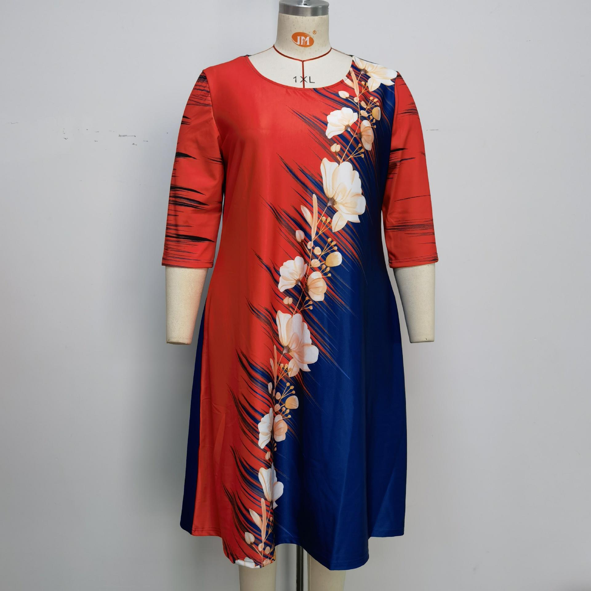 Оставайтесь модными и комфортными этим летом: Платье больших размеров с африканским — фото 8