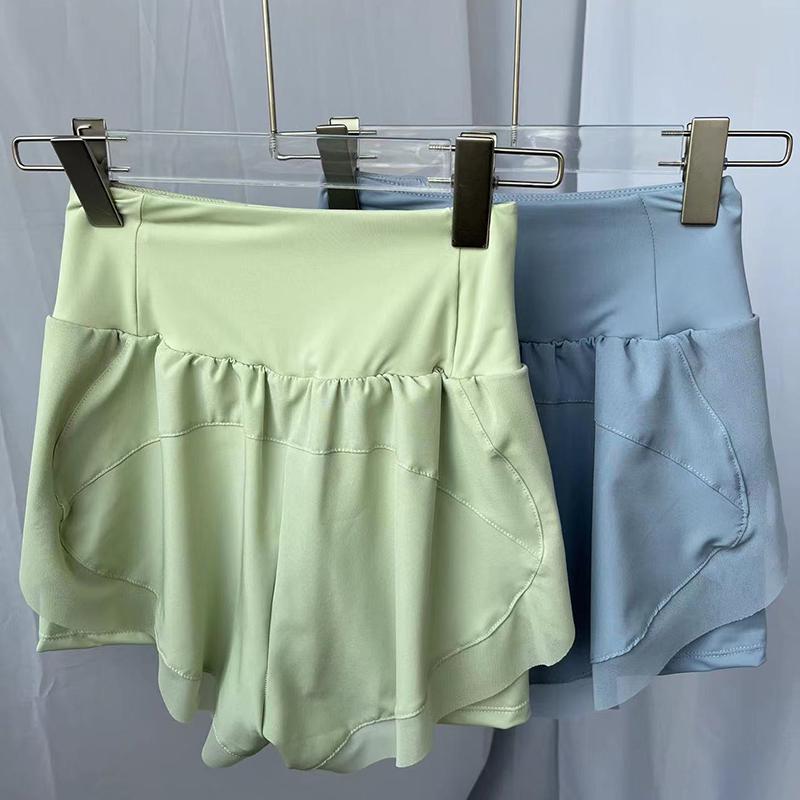 Women's Quick-Drying Mid-Waist Yoga & Running Shorts