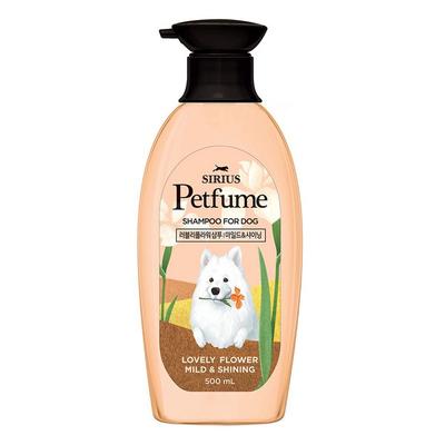 Sirius Pet Fume Lovely Flower Hundeshampoo, 500ml, 1 Stück, Koreanisches Haustiershampoo