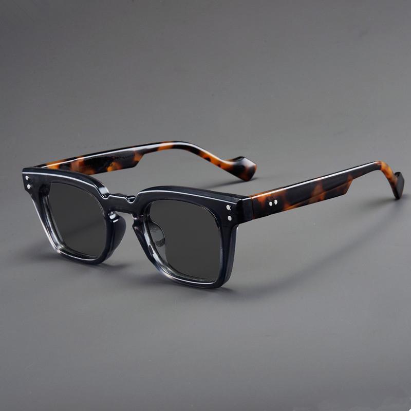 Retro HD Square Frame Myopia Sunglasses for Men Outdoor Neutral High Quality UV Protection Shades Diopters 0 To -4.0