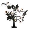 Lampade Natalizie da Tavolo Albero di Halloween Luce LED Ramo Nero Illuminato con Occhio di Fantasma Zucca Ragno USB Festival Luci da Interno Oggetti di Scena e Batteria