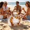 6.5L Oversized Ices Bucket PET Portable Drink Bucket Perfect For Chilling Multiple Beverages During Social Event