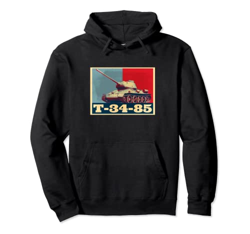 T-34 Tank Military T-Shirt, WW2 Soviet Army, World War II Tank, Men s Merchandise, Clothing, Funny Military Hoodie