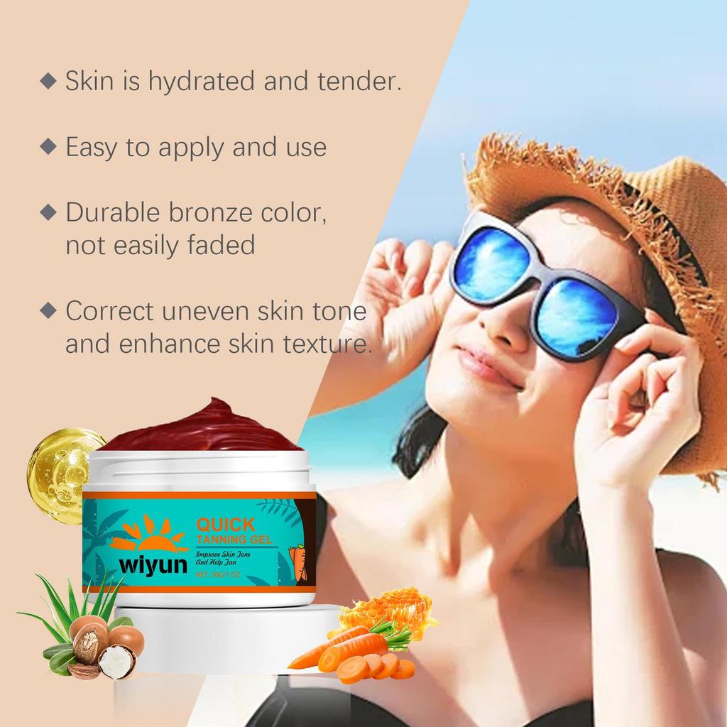 30g Tanning Aid Repair Gel Tanning Aid Repair Gel Bronzing Tanning Aid Beauty Moisturizing Hydrating Nourishing Gel