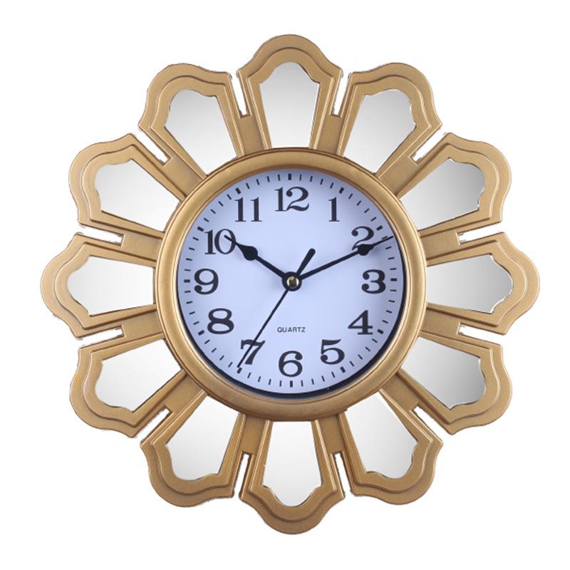 Clock Wall Clock Living Room Creative North Clock Bedroom Modern Simple Pastoral Home Silent Quartz Clock