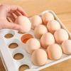 Sliding Drawer Egg Storage Box Transparent Egg Container New Fridge Egg Organizer