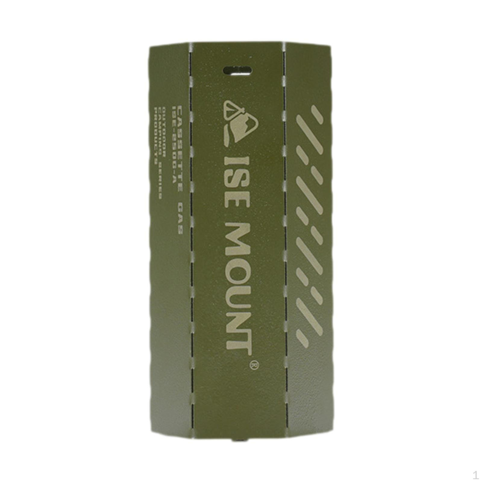 

Чохол для газового балона Міцний циліндричний бак для аксесуарів для барбекю та пікніка зелений