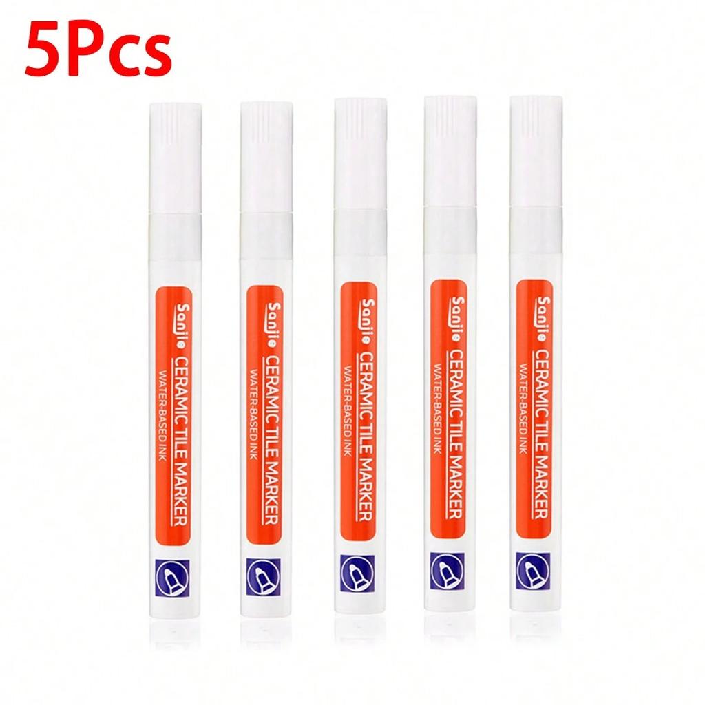 1/5Pcs Waterproof Tile Marker Grout Pen Wall Seam Pen For Tiles Floor Bathroom Decontamination Seam Repair Paint Brush Tools