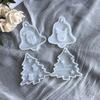 UV Crystal Epoxy Resin Mold Christmas Tree Bell Elk Pendant Silicone Mould Car Pendant Xmas Ornaments Resin Casting Mold
