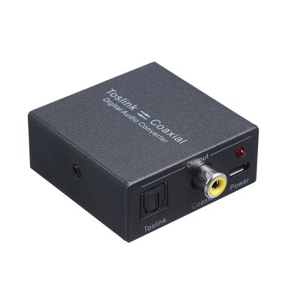 Digital 2-Way Audio Converter Optical SPDIF Toslink To Coaxial and