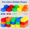 ABS extra large size Fully compatible Suitable for ages 2 and up Educational toys Great for additional purchases 70-piece 5-color blocks,