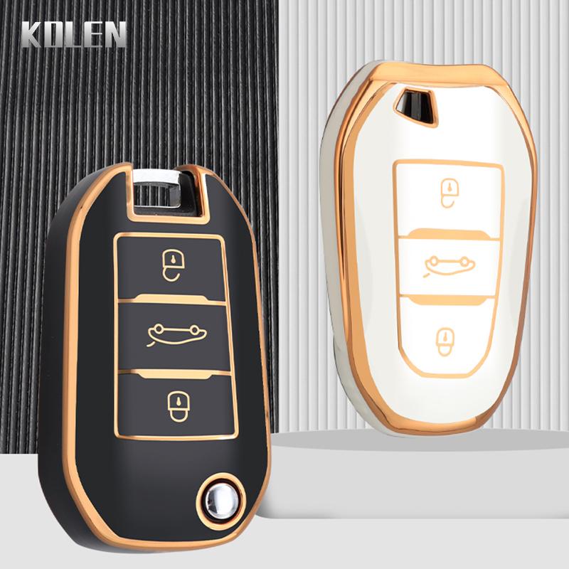 Tpu Car Key Case Cover Shell For Peugeot 107 206 207 208 308 406 408 508 4008 5008 Citroen C1 C2 C3 C4 C5 C6 C8 Cactus Picasso