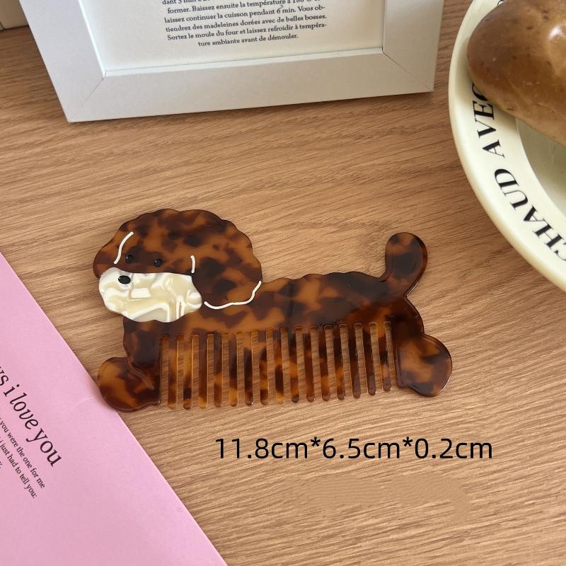 1PC Cute Creative Cartoon Anti-static Acetate Hair Comb Lovely Hair Care Hairdressing Combs Head Massage Hairbrush Tool Accessor