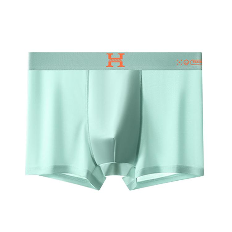 Men's Underwear Breathable Crotch Ice Silk Flat Corner Underwear Men's Four Corner Shorts