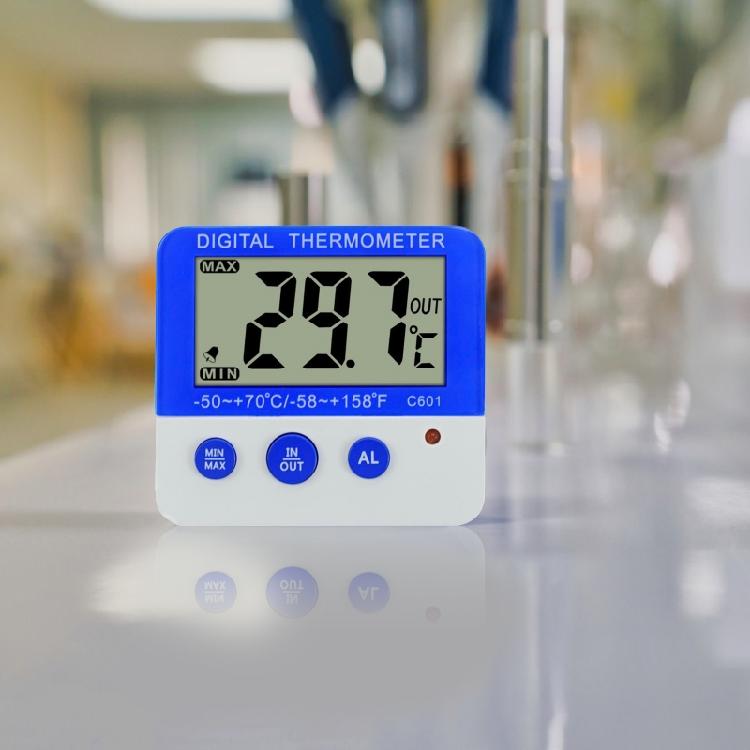 Digitales Kühlschrankthermometer mit Sonde Digitales Kühlschrankthermometer LCD