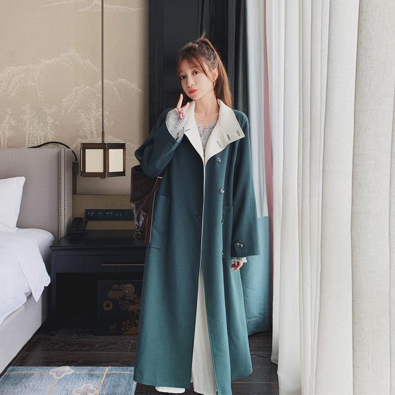 Windbreaker Women's Coat Spring and Autumn New Niche Design Light Luxury Temperament Goddess Style Retro Coat