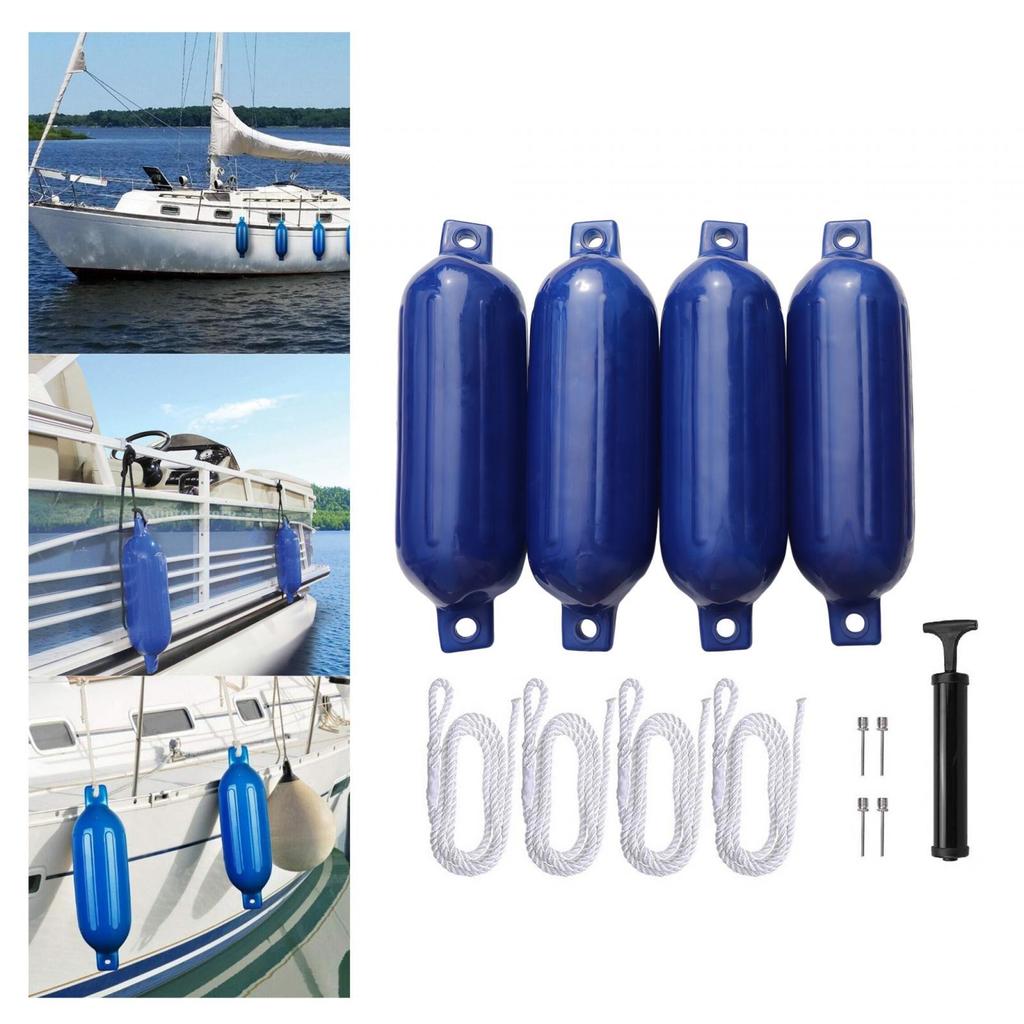 4Pcs Boat Shield Protection s Bumpers Anchor Buoy Inflatable Marine Docking for