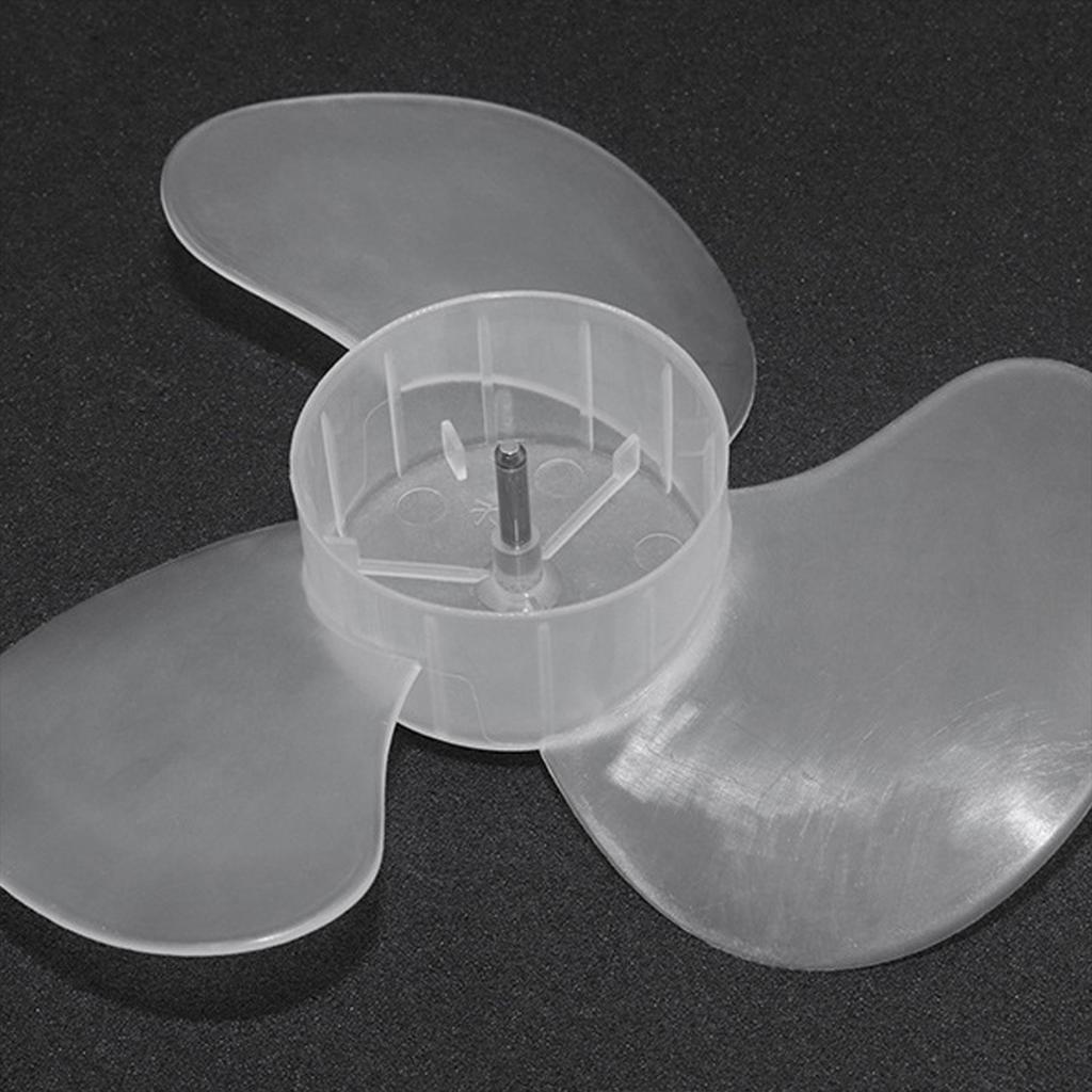 12cm 3-Flügel Mini-Lüfterblätter Nicht-Elektrisch Wasserdicht Wiederverwendbar Tisch-Fächerteil für die Wartung kleiner Haushaltsgeräte