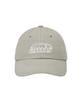 Imiseu White Stitch Ball Cap-Gray
