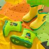 New Children's Rain Shoes Baby Rain Boots Cute Cartoon Water Shoes Outdoor Waterproof and Non-slip Dinosaur Male and Female Students