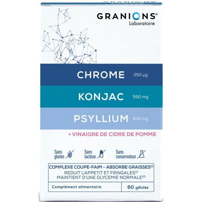 Granions Complexe Coupe Faim - Chrome, Konjac & Psyllium​ - Image 3
