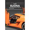 1/24 Koenigsegg Jesko Cool Sports Car Alloy Model, Rotor Door, Simulated Sound and Light, Restored Details, Exquisite Desktop Ornaments