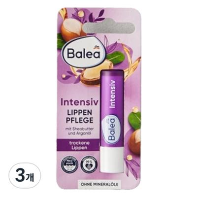Balea Lip Care Stick, 4.8g, 3 Pieces, Intensive