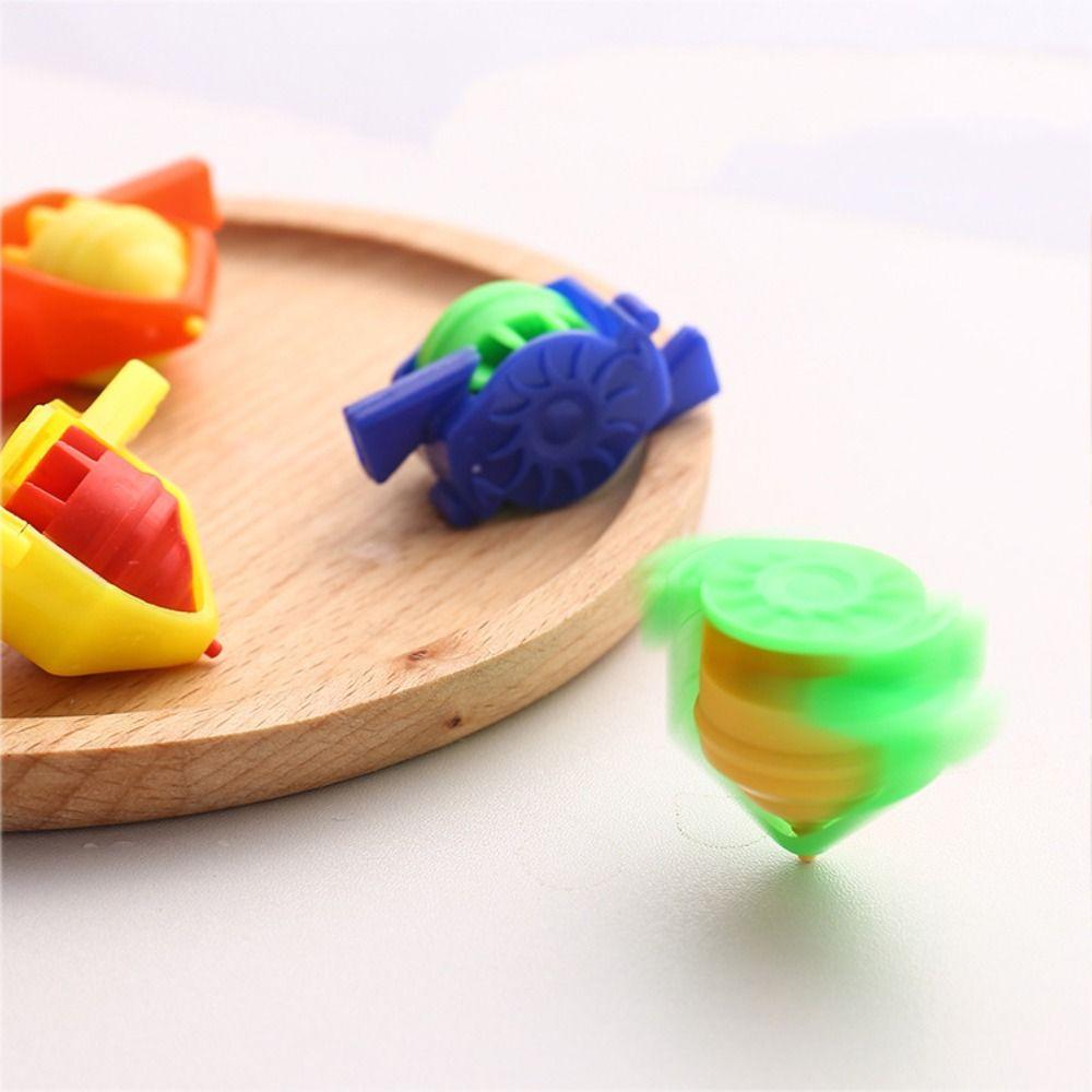 Gyroscope Whistling Gyroscope Double Port Whistle Spinning Top Toys Birthday Gift