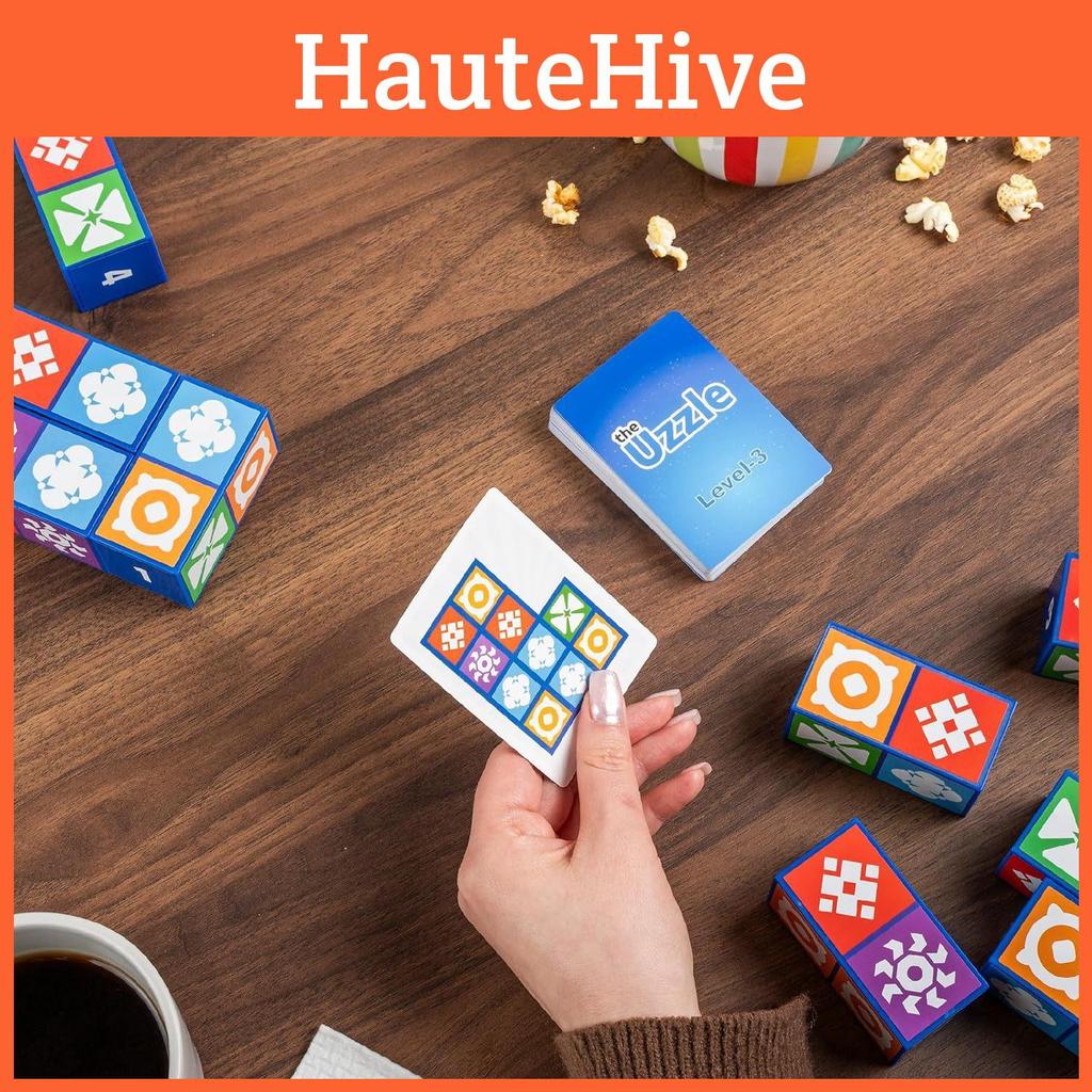 Uzzle The Spatial Logical Thinking Board Game Toy Interactive Props Kids Gift