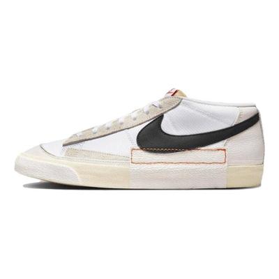 נעלי סניקרס Blazer Low Pro Club 'לבן שחור' נעלי סקייטבורד FJ3694-100