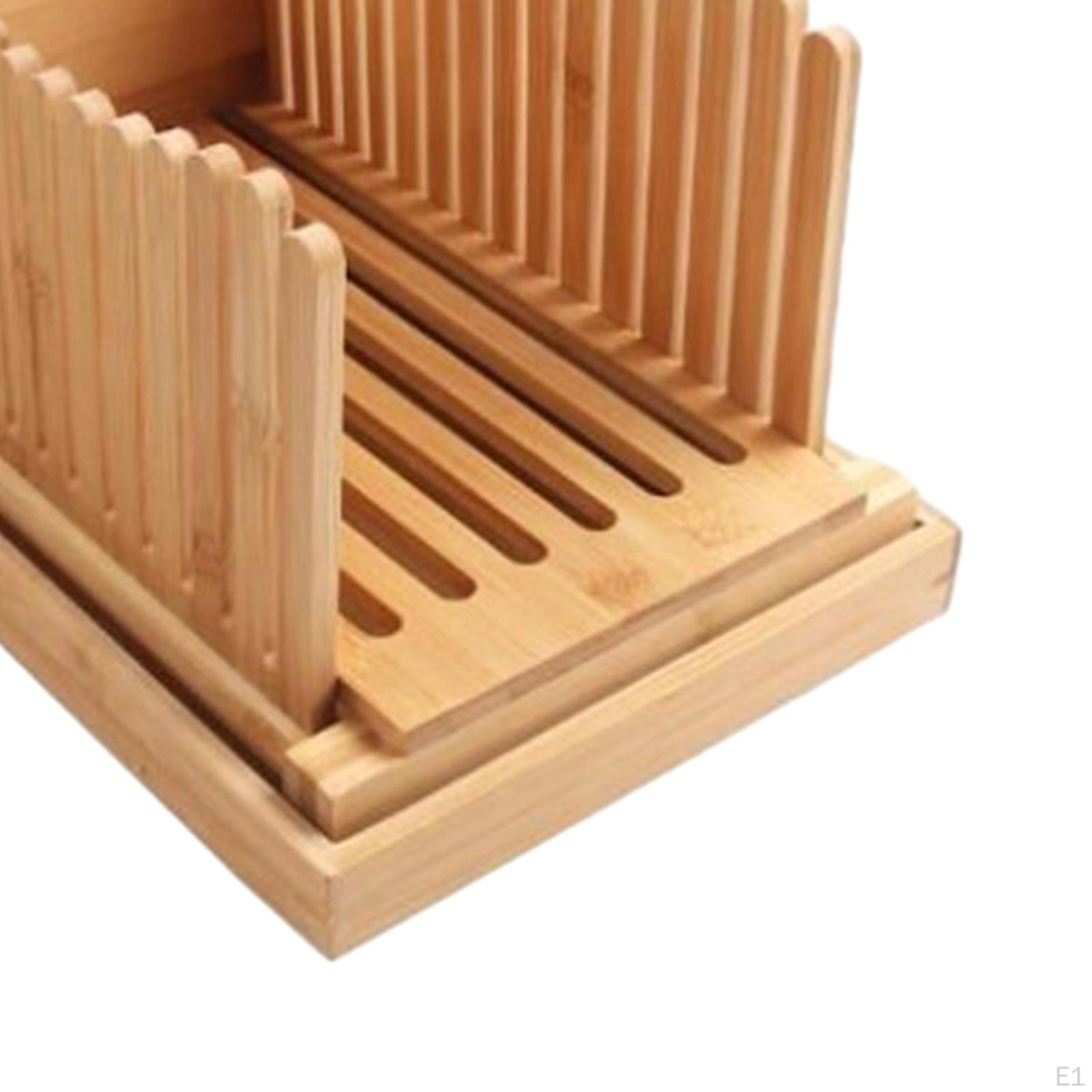 Бамбуковая хлеборезка — прецизионный режущий инструмент для домашнего хлеба style B — фото 5