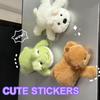 Cute Magnets For Fridge Fridge Decorative Magnets Refrigerator Accessories Funny Decor Stuffed Animals Plush Toys Desk