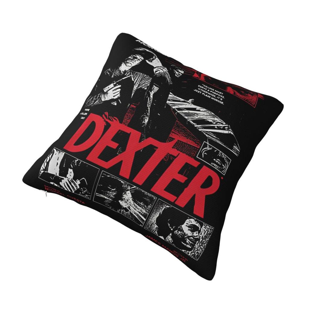 Dexter Morgan Printed Pillowcases Cushion Cover Pillow Covers Y2K Bedroom Decoration Zippered Multiple Sizes
