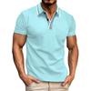 Men's Summer Leisure Culture Breathable Short Sleeved Shirt Top