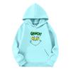 Children's Long-sleeved Loose-fitting Pullover Hoodie With Drawstring And Solid Color